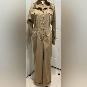 🌹H&M Women’s Cotton Jumpsuit Lightweight Sleeves Four Pockets, Size 6
